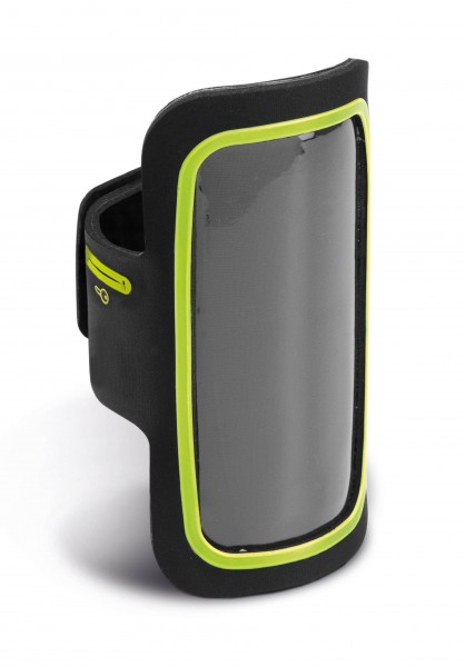 Smartphone Oberarmtasche mit Kontraststreifen | Kimood